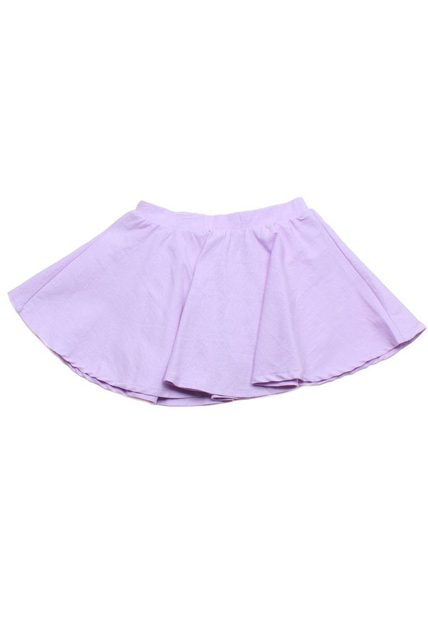 Linen Girl's Skirt PURPLE