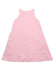 Checkered Premium Ladies' Shift Dress PINK
