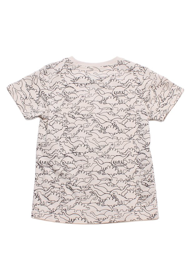 Dino Doodle Boy's T-Shirt KHAKI