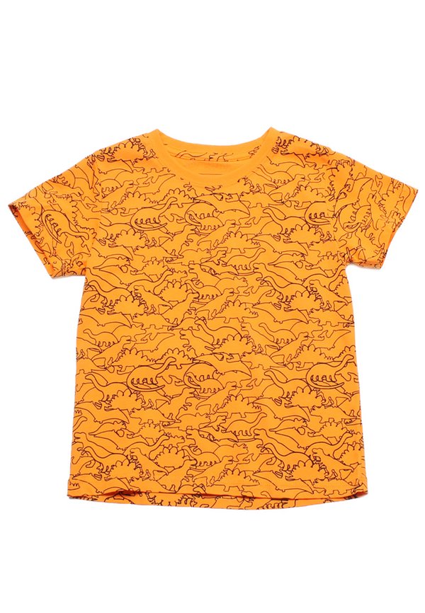 Dino Doodle Boy's T-Shirt ORANGE