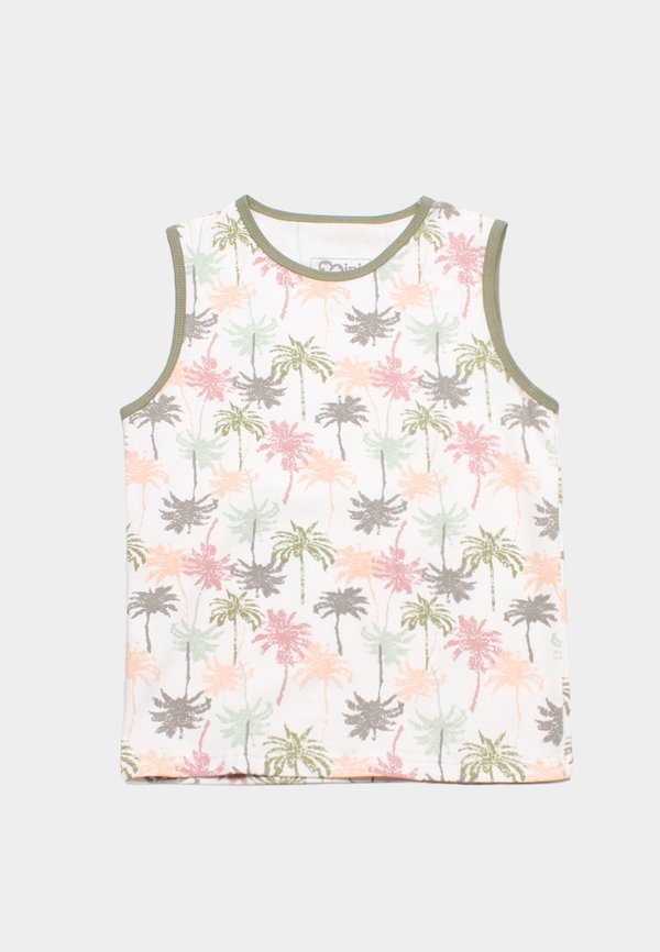 Palm Trees Boy's Singlet GREEN Palm Trees Boy's Singlet GREEN