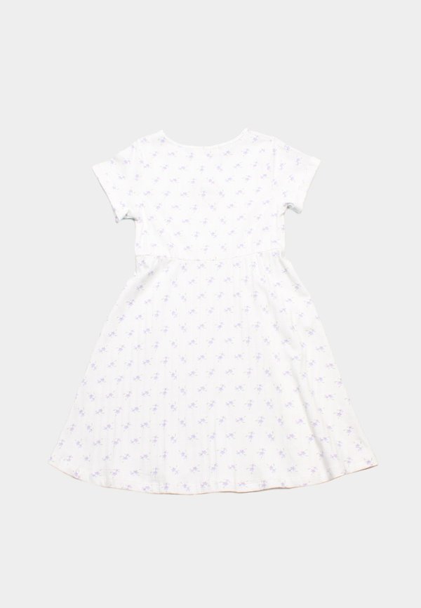 Petit Dainty Floral Girl's Dress PURPLE