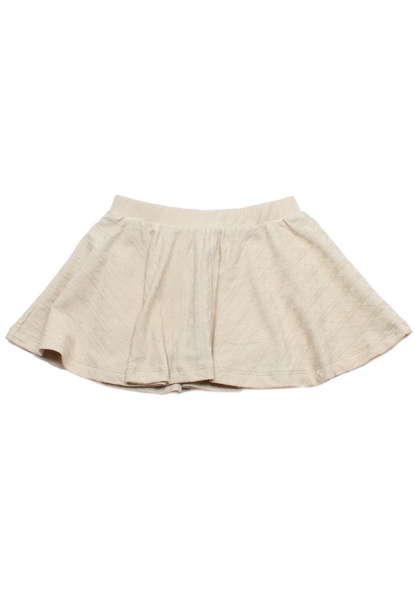 Textured Embossed Girl's Skirt KHAKI