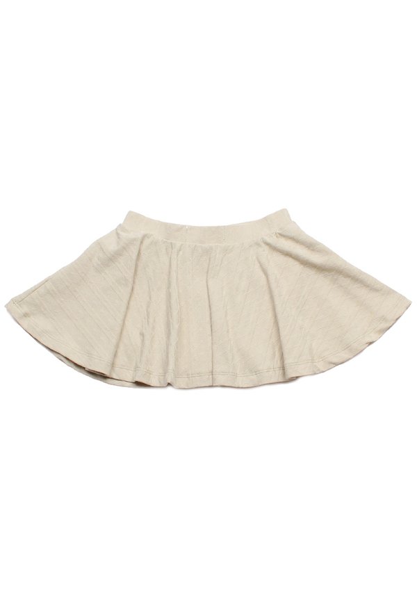 Textured Embossed Girl's Skirt KHAKI