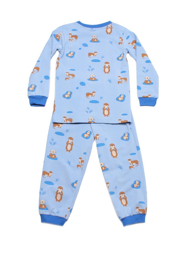 Cute Animals Series Otter Premium Kids' Pyjamas Set BLUE Cute Animals Series Otter Premium Kids' Pyjamas Set BLUE
