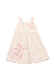 Chinoiserie Prints Premium Girl's Dress CREAM
