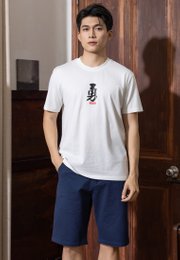 Courage Calligraphy Premium Men's T-Shirt WHITE