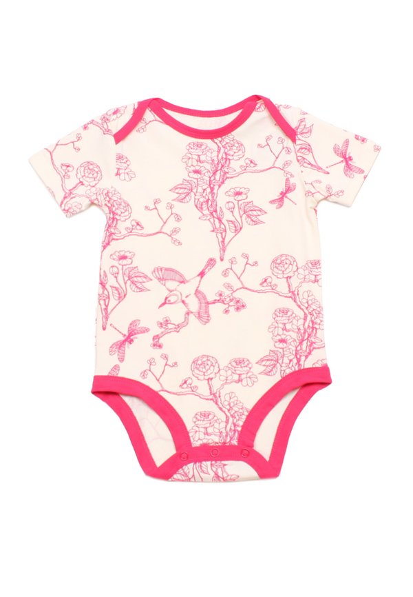 Chinoiserie Prints Premium Baby Romper CREAM