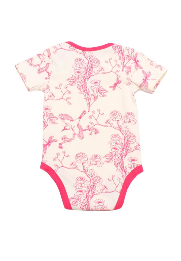 Chinoiserie Prints Premium Baby Romper CREAM