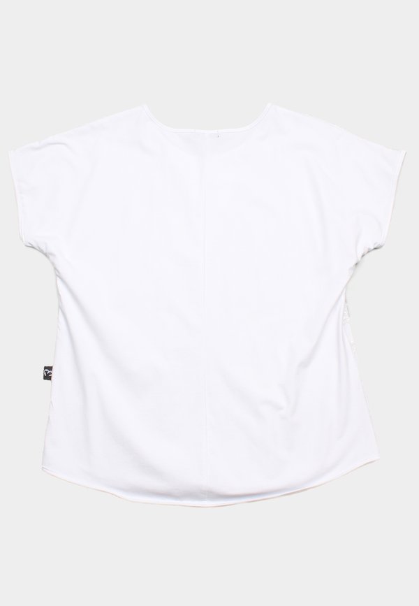 Diamond Mesh Premium Ladies' Blouse WHITE