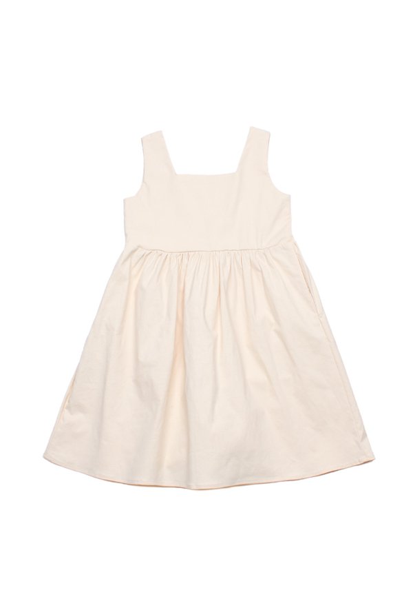 Chinoiserie Prints Premium Girl's Dress CREAM