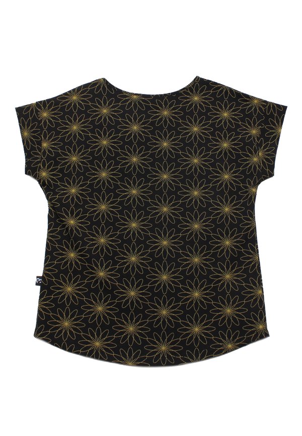 Galaxy Floral Ladies' Blouse BLACK