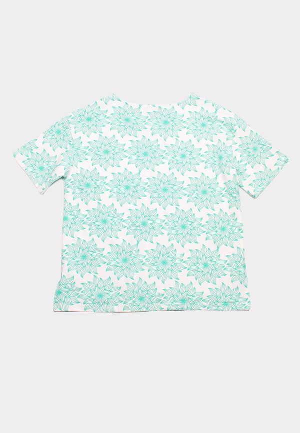 Tribal Floral Premium Ladies' V Blouse GREEN