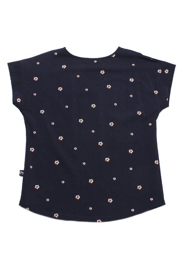Flower Petals Ladies' Blouse NAVY