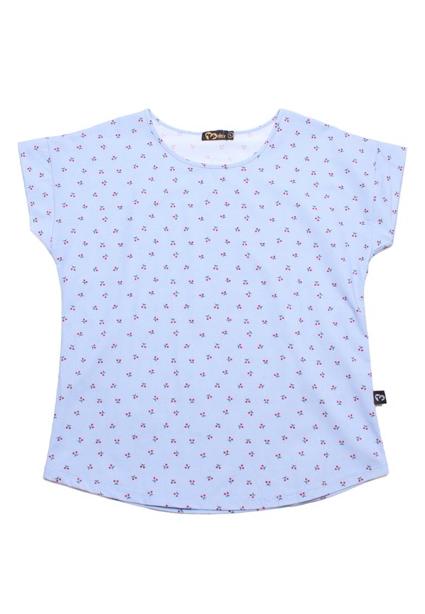 Cherries Premium Ladies' Blouse BLUE