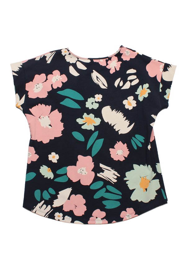Floral Print Ladies' Blouse NAVY