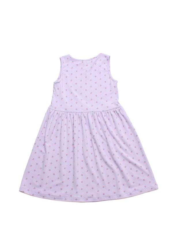 Mini Floret Classic Girl's Dress PURPLE