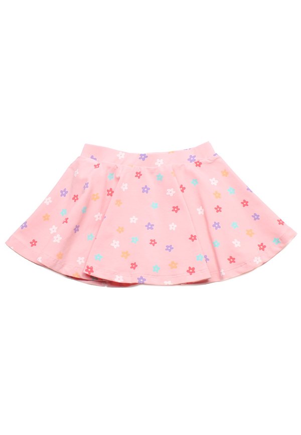 Mini Rainbow Florets Girl's Skirt PINK