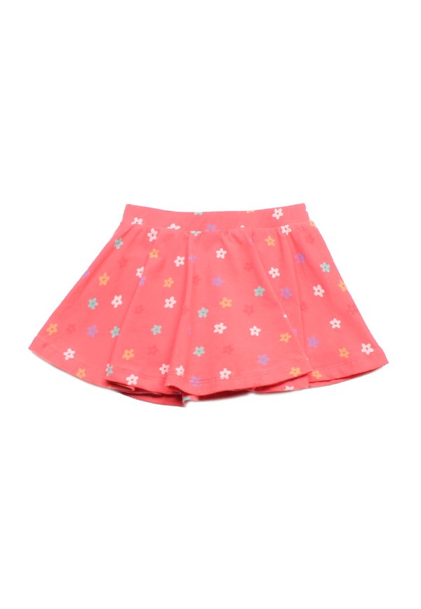 Mini Rainbow Florets Girl's Skirt RED