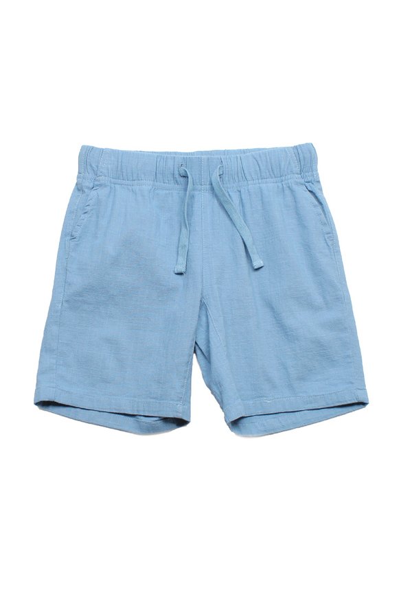 Linen Casual Drawstring Boy's Shorts BLUE