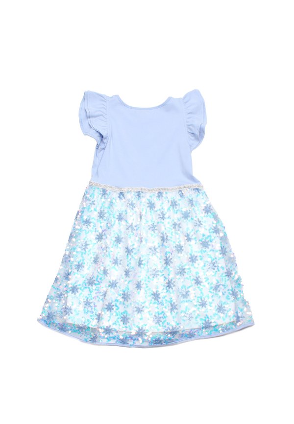 Snowflake Tulle Girl's Bubble Dress BLUE