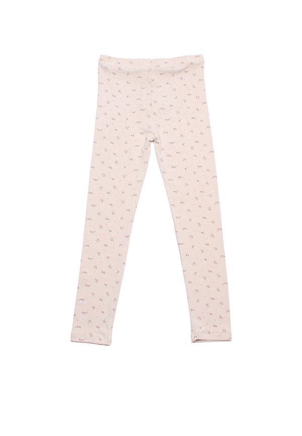 Floral Prints Girl's Leggings BEIGE