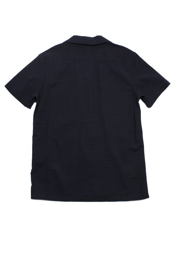 Brush Prints Pocket Premium Short Sleeve Men's Shirt NAVY