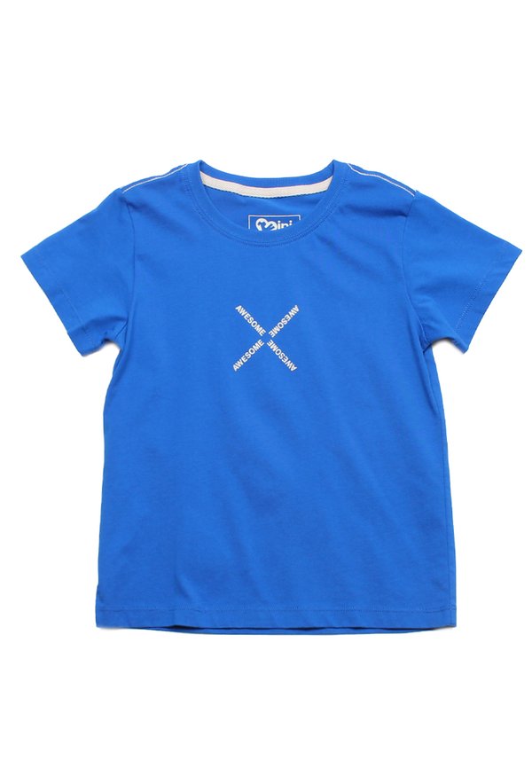 Awesome Distressed X Boy's T-Shirt BLUE