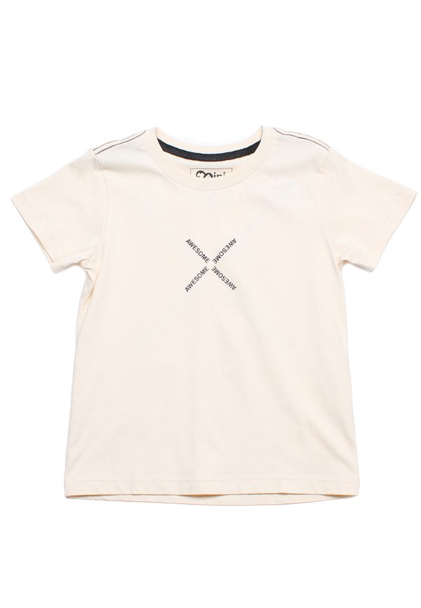 Awesome Distressed X Boy's T-Shirt KHAKI