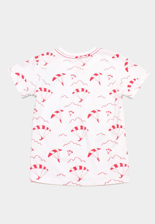 Parachute Print Premium Boy's T-Shirt WHITE