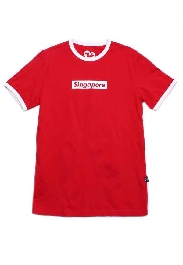 Singapore Box Men's T-Shirt RED