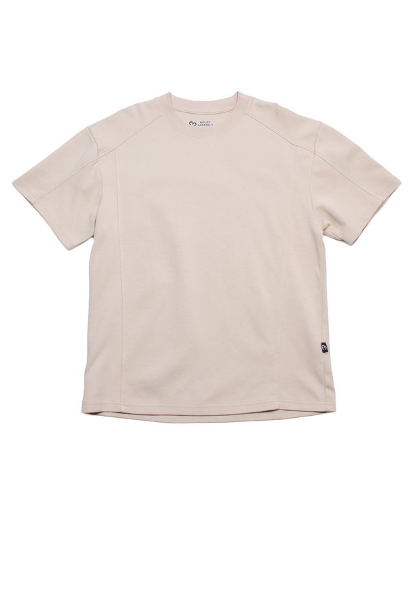 Premium Panel Oversized Men's T-Shirt KHAKI