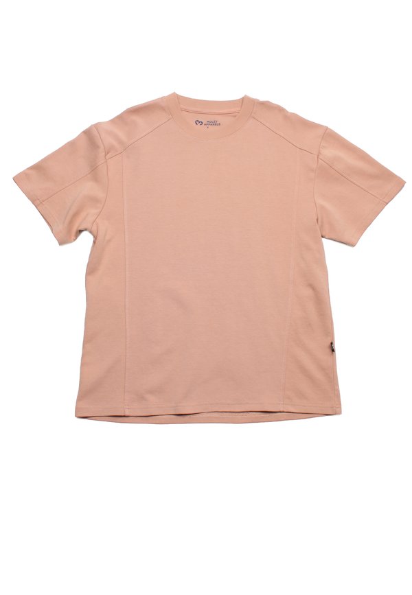 Premium Panel Oversized Men's T-Shirt PINK