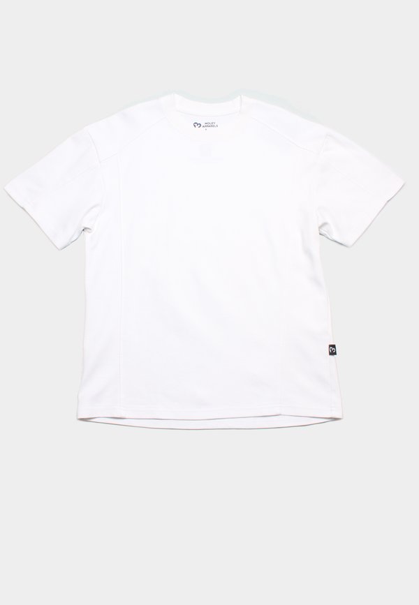 Premium Panel Oversized Men's T-Shirt WHITE