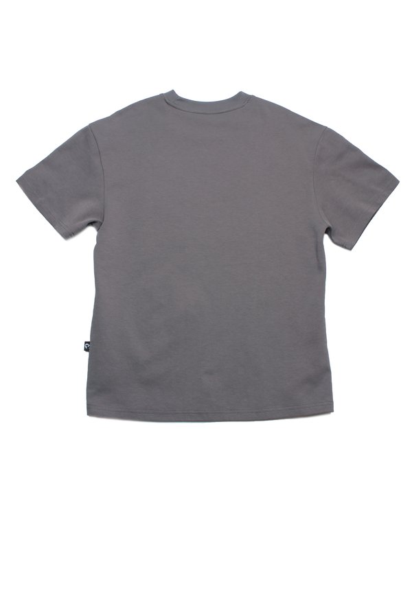Premium Contrast Panel Oversized Men's T-Shirt GREY