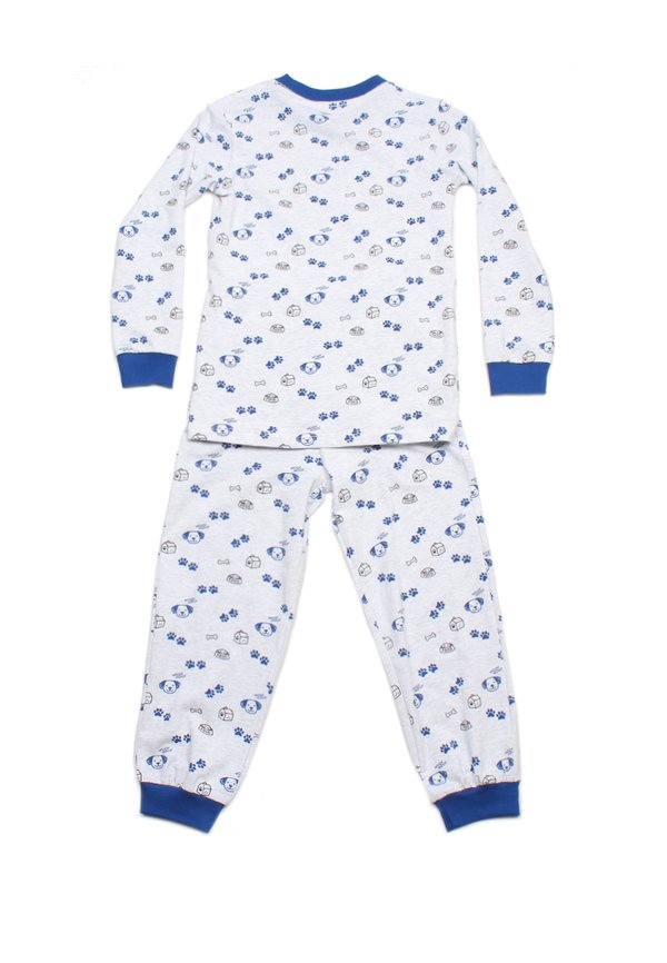 Dog Prints Premium Kids' Pyjamas Set GREY