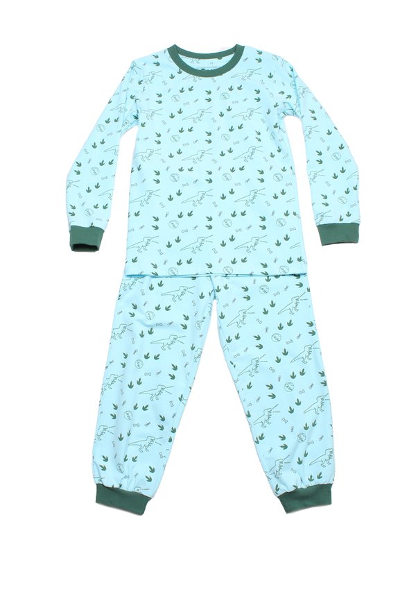 Dino Prints Premium Kids' Pyjamas Set BLUE