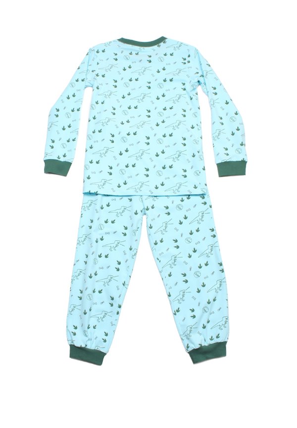Dino Prints Premium Kids' Pyjamas Set BLUE