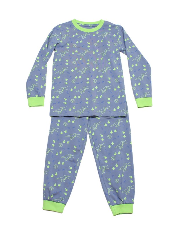Dino Prints Premium Kids' Pyjamas Set GREY