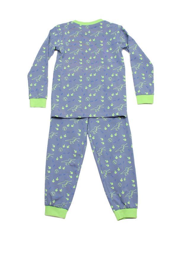 Dino Prints Premium Kids' Pyjamas Set GREY