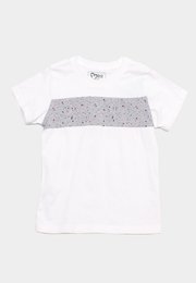 Terrazo Prints Boy's T-Shirt WHITE