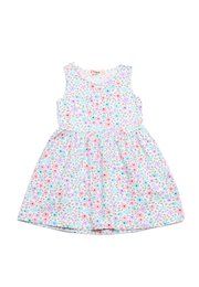 Flower Petal Girl's Dress BLUE