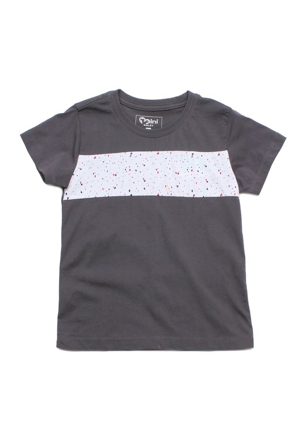 Terrazo Prints Boy's T-Shirt DARKGREY