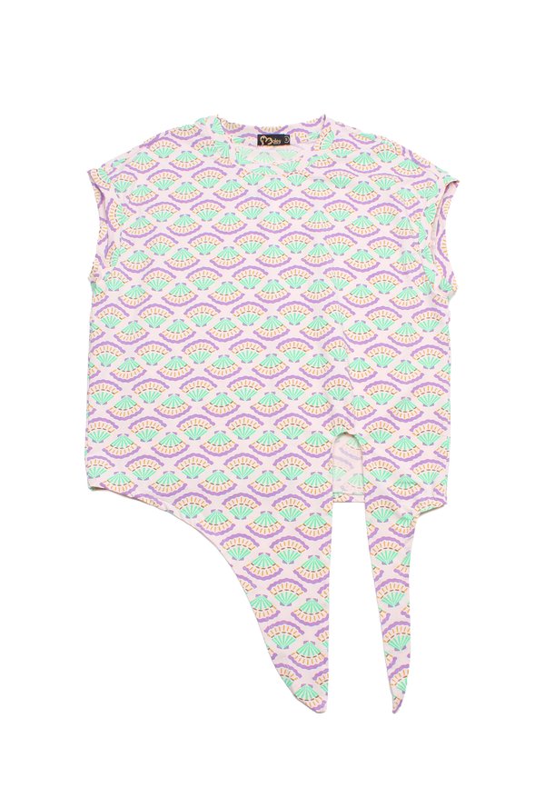 Sea Shells Ladies' Knotted Blouse PINK