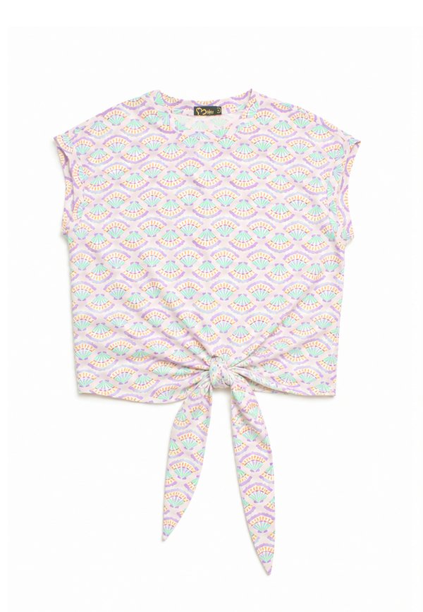 Sea Shells Ladies' Knotted Blouse PINK