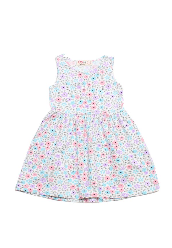 Flower Petal Girl's Dress BLUE