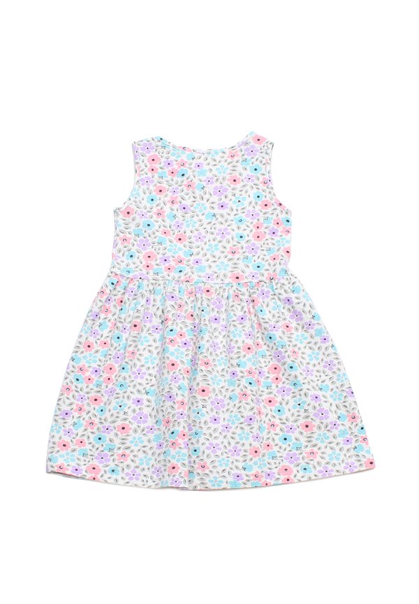 Flower Petal Girl's Dress BLUE