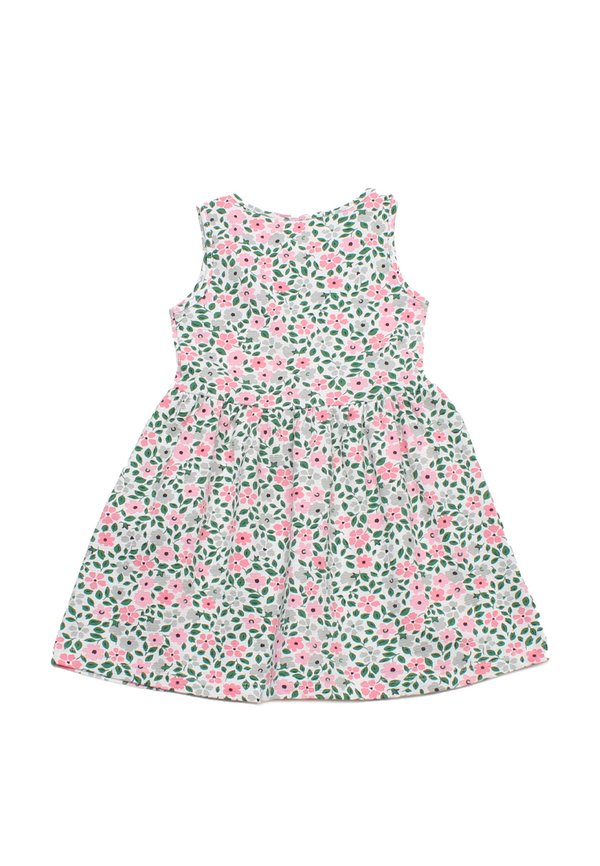 Flower Petal Girl's Dress GREEN