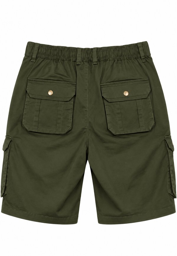 Premium Cargo Elastic Men's Bermudas GREEN