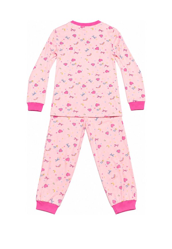Girl Trinklets Prints Premium Kids' Pyjamas Set PINK